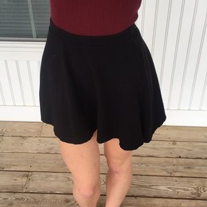 Black skater skirt